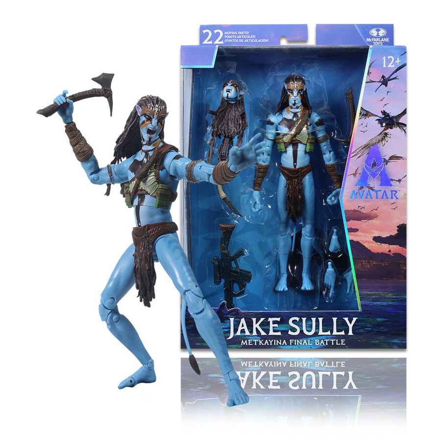 jake sully in metkayina final battle avatar fire and ash 7 figure