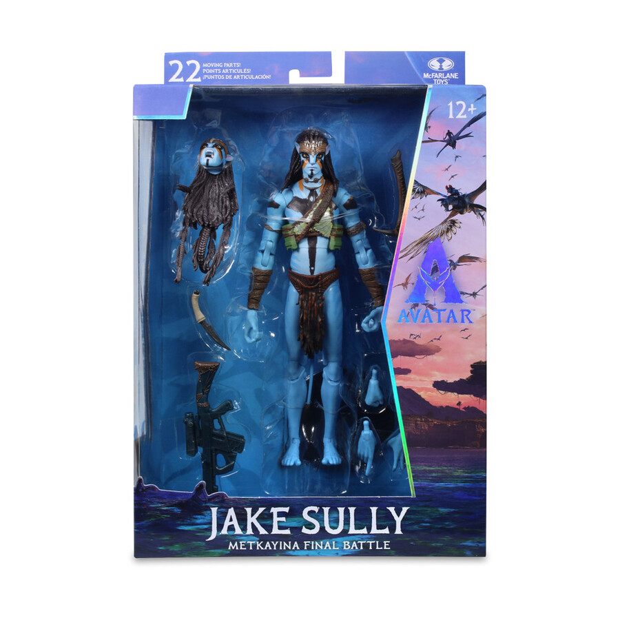 jake sully in metkayina final battle avatar fire and ash 7 figure
