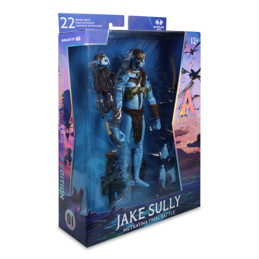 jake sully in metkayina final battle avatar fire and ash 7 figure