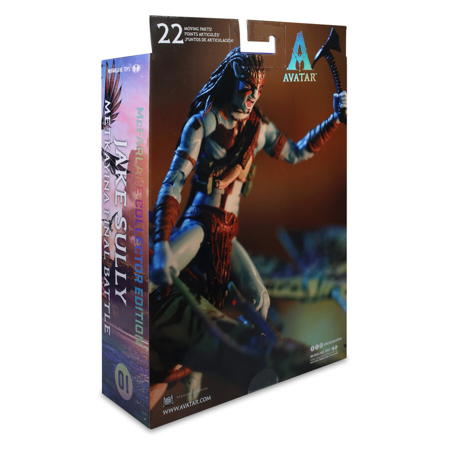 jake sully in metkayina final battle avatar fire and ash 7 figure