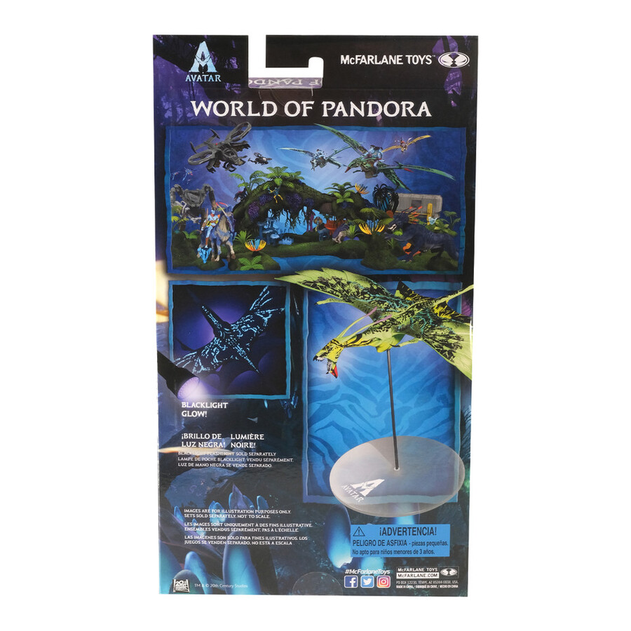 mountain banshee-green banshee avatar movie world of pandora figure