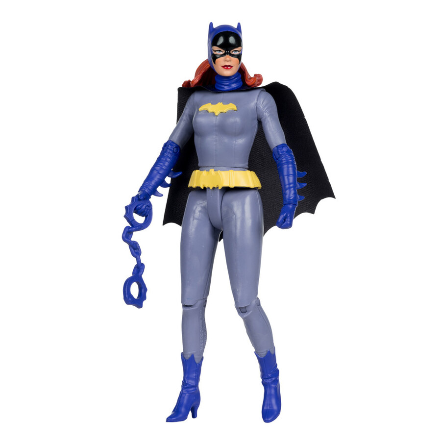 batgirl in black-grey dc retro batman 66 comic 6 figure