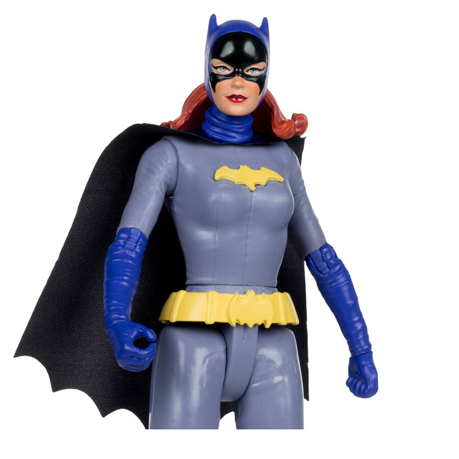 batgirl in black-grey dc retro batman 66 comic 6 figure