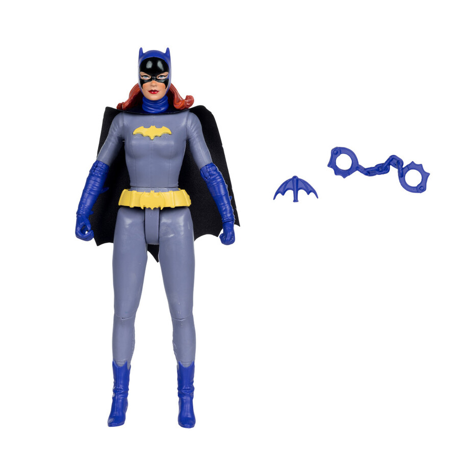 batgirl in black-grey dc retro batman 66 comic 6 figure