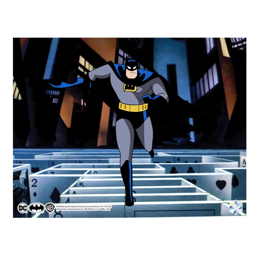 mad as a hatter 1012 batman animation cel art scene