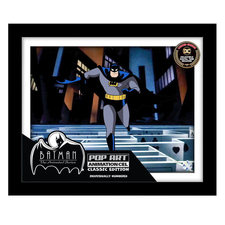 mad as a hatter 1012 batman animation cel art scene
