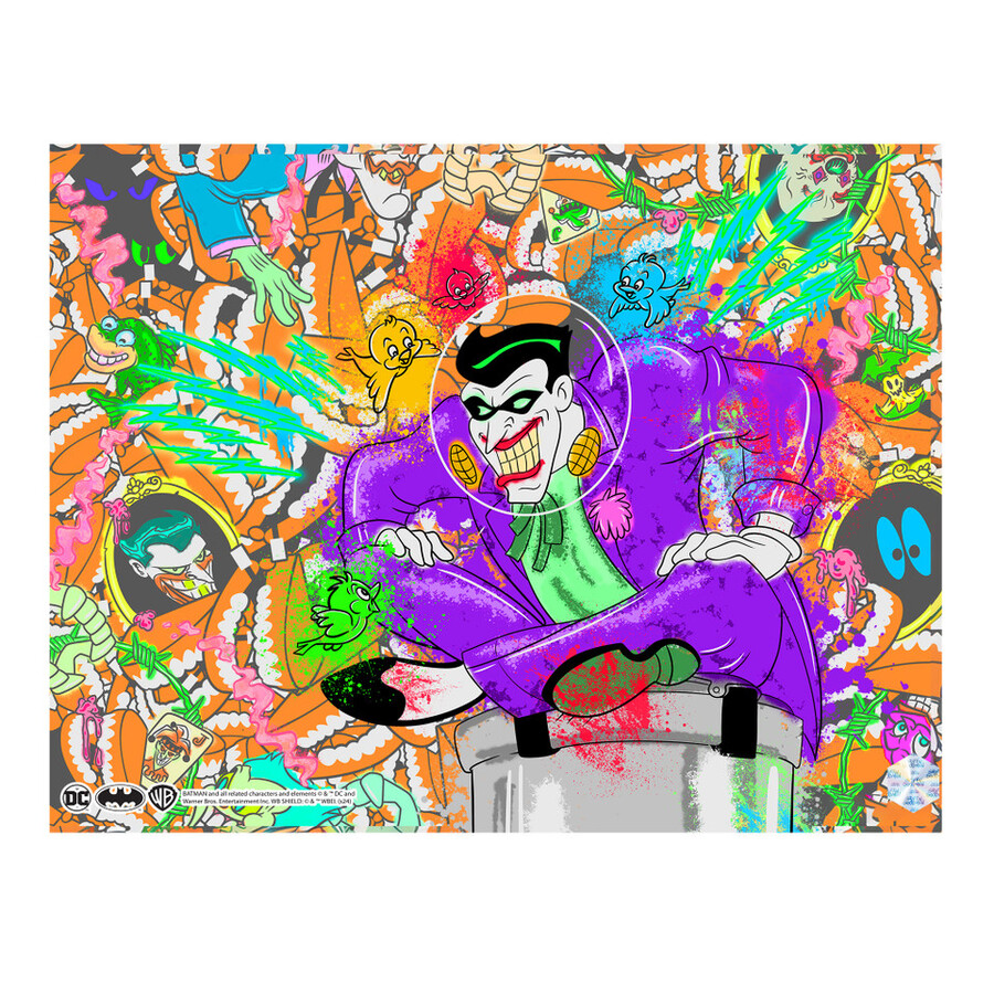 the last laugh the joker 1101 batman animation cel art scene