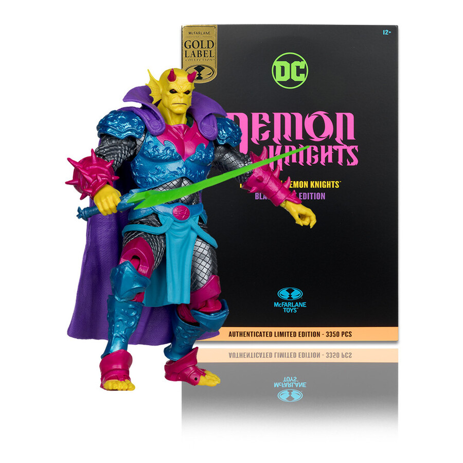 demon demon knights black light edition gold label 7 figure exclusive