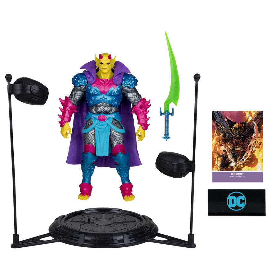 demon demon knights black light edition gold label 7 figure exclusive