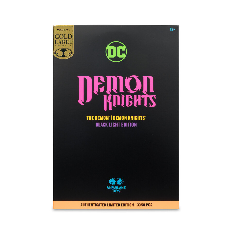 demon demon knights black light edition gold label 7 figure exclusive