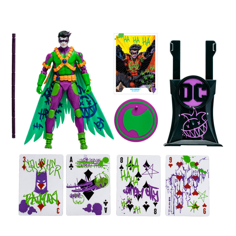 red robin jokerized gold label 7 figure