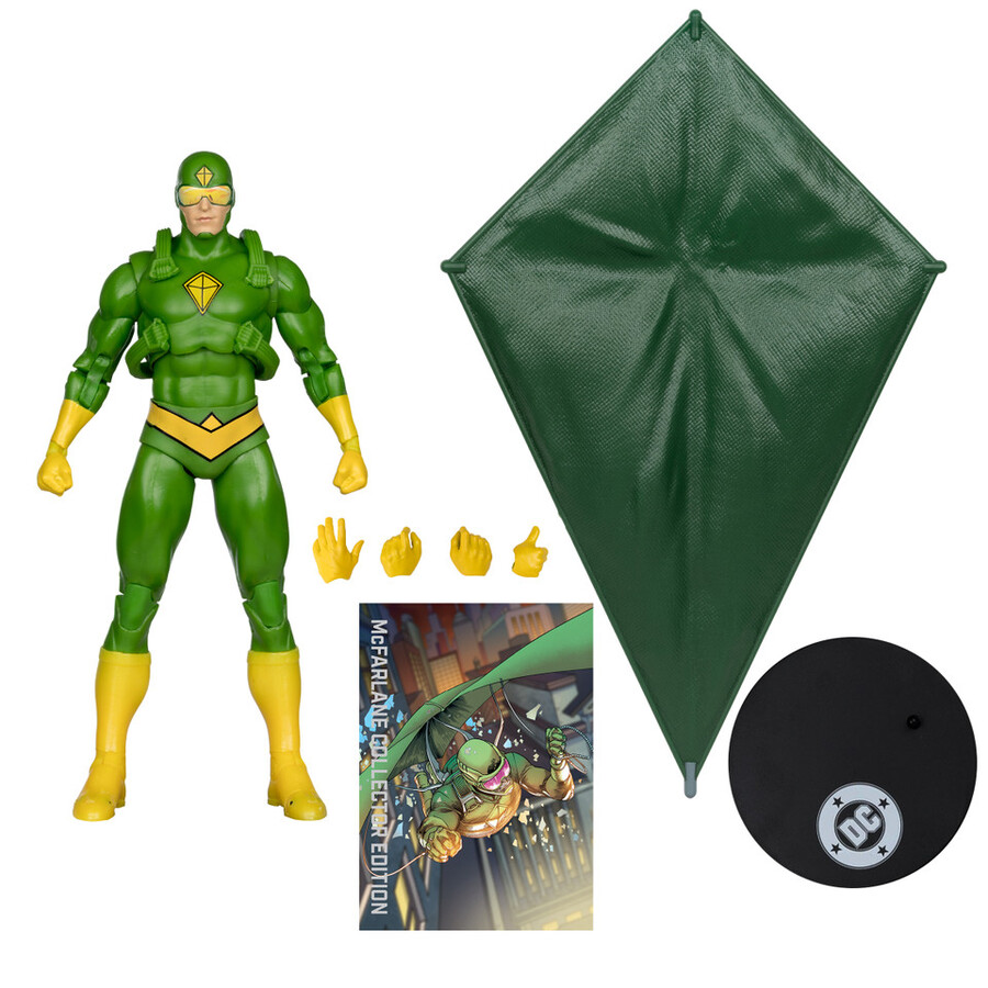kite-man batman rogues mcfarlane collector edition gold label 7 figure