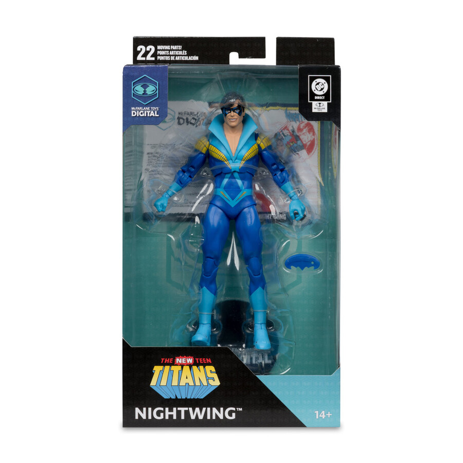 nightwing teen titans 7 figure wmcfarlane toys digital collectible