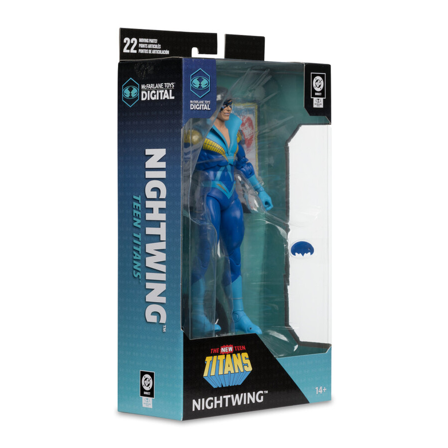 nightwing teen titans 7 figure wmcfarlane toys digital collectible