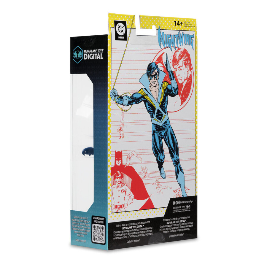nightwing teen titans 7 figure wmcfarlane toys digital collectible