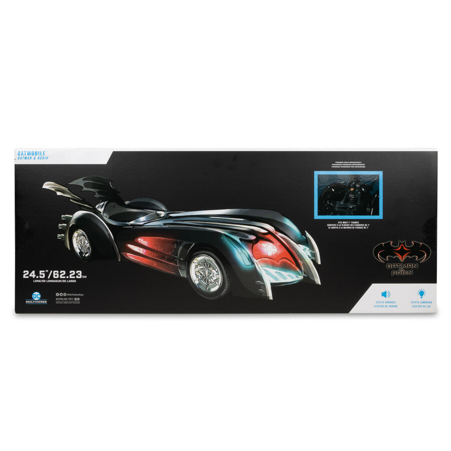batmobile batman robin vehicle wlights and sound
