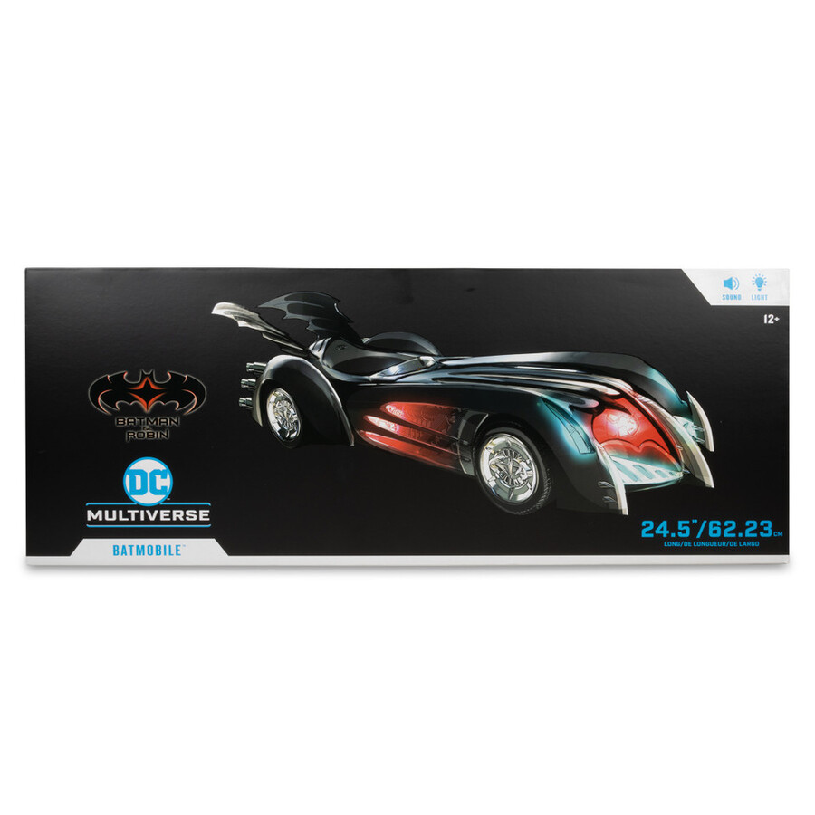 batmobile batman robin vehicle wlights and sound