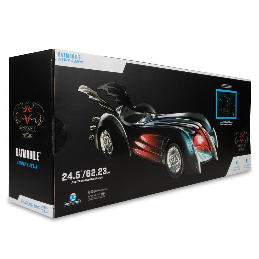 batmobile batman robin vehicle wlights and sound