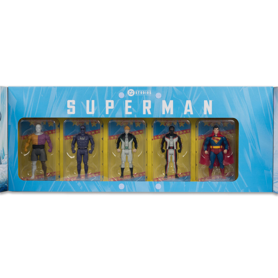 superman movie dc super powers 5-pack bundle gold label