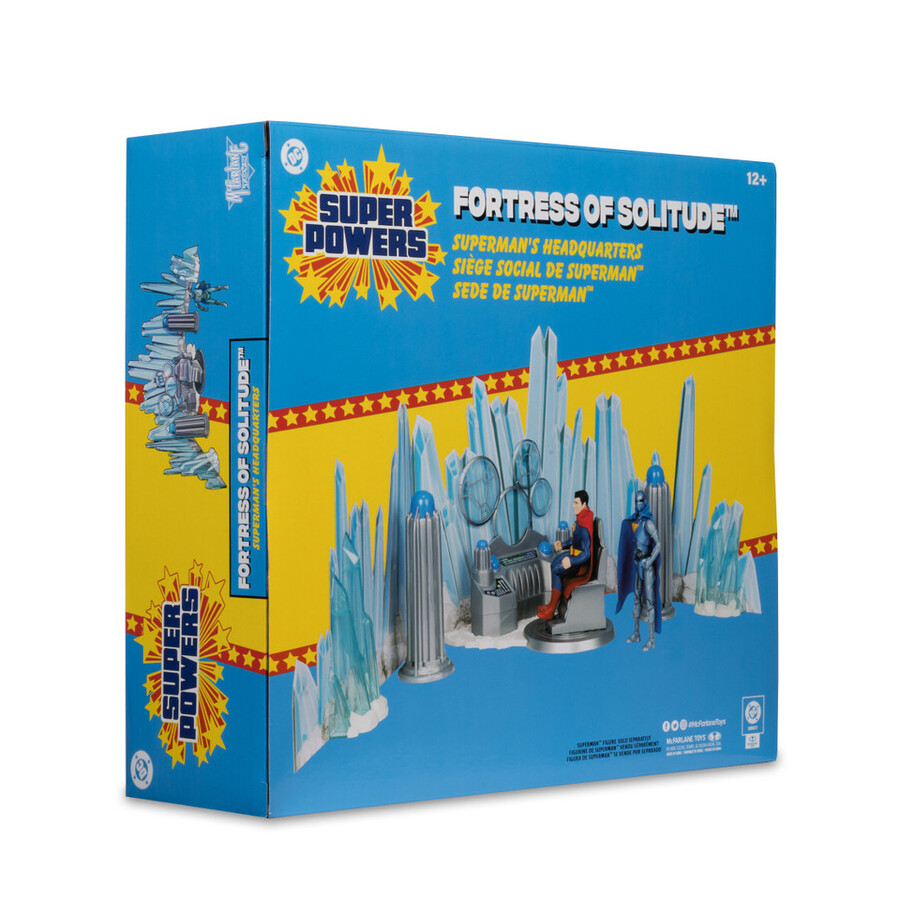fortress of solitude supermans headquarters wrobot dc super powers superman movie gold label playset