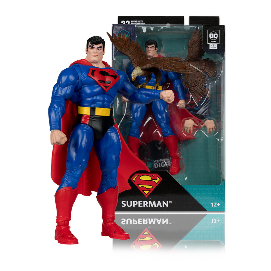 superman our worlds at war 7 figure wmcfarlane toys digital collectible