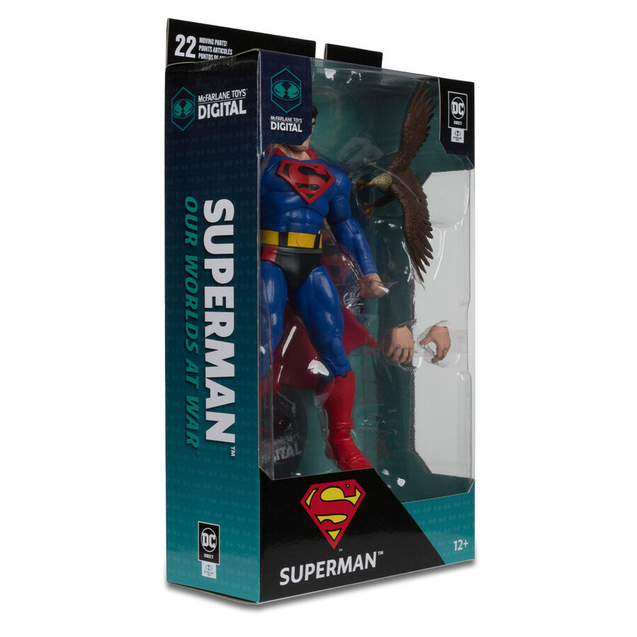 superman our worlds at war 7 figure wmcfarlane toys digital collectible