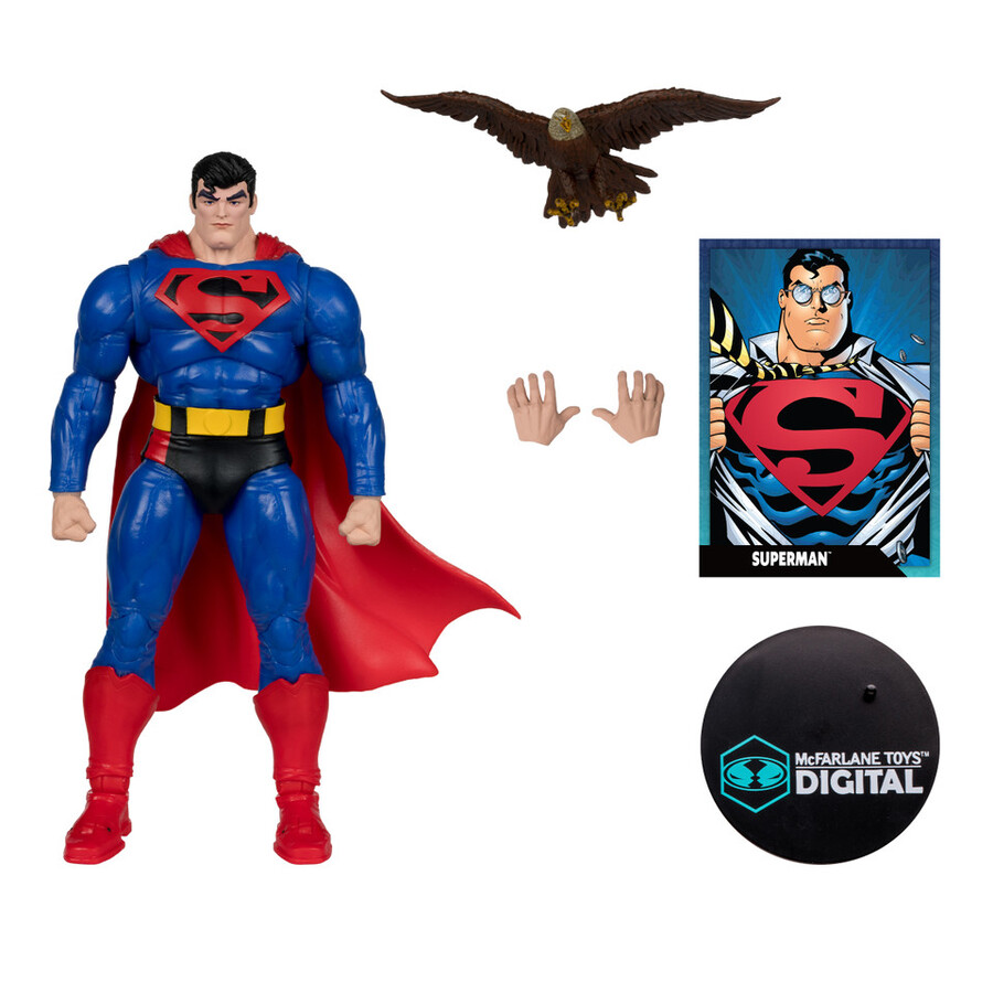 superman our worlds at war 7 figure wmcfarlane toys digital collectible