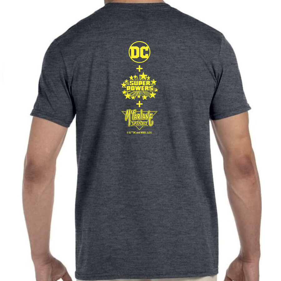 dc super powers 5 united t-shirt dark gray mts exclusive