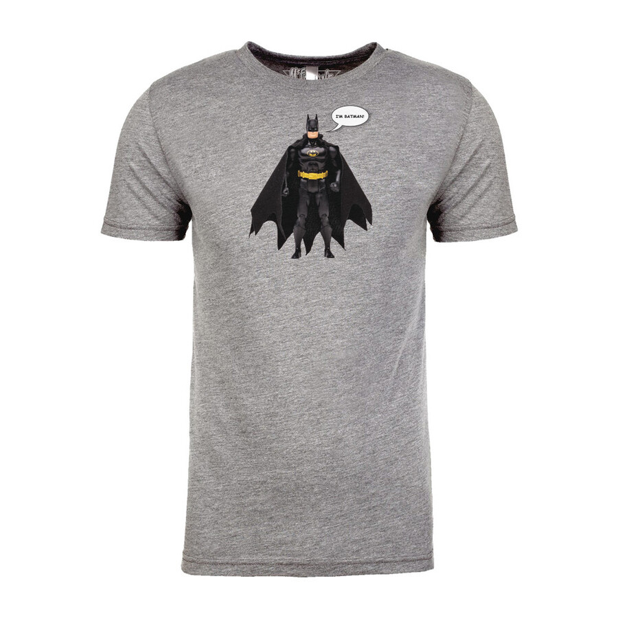 dc super powers im batman t-shirt heather gray mts exclusive
