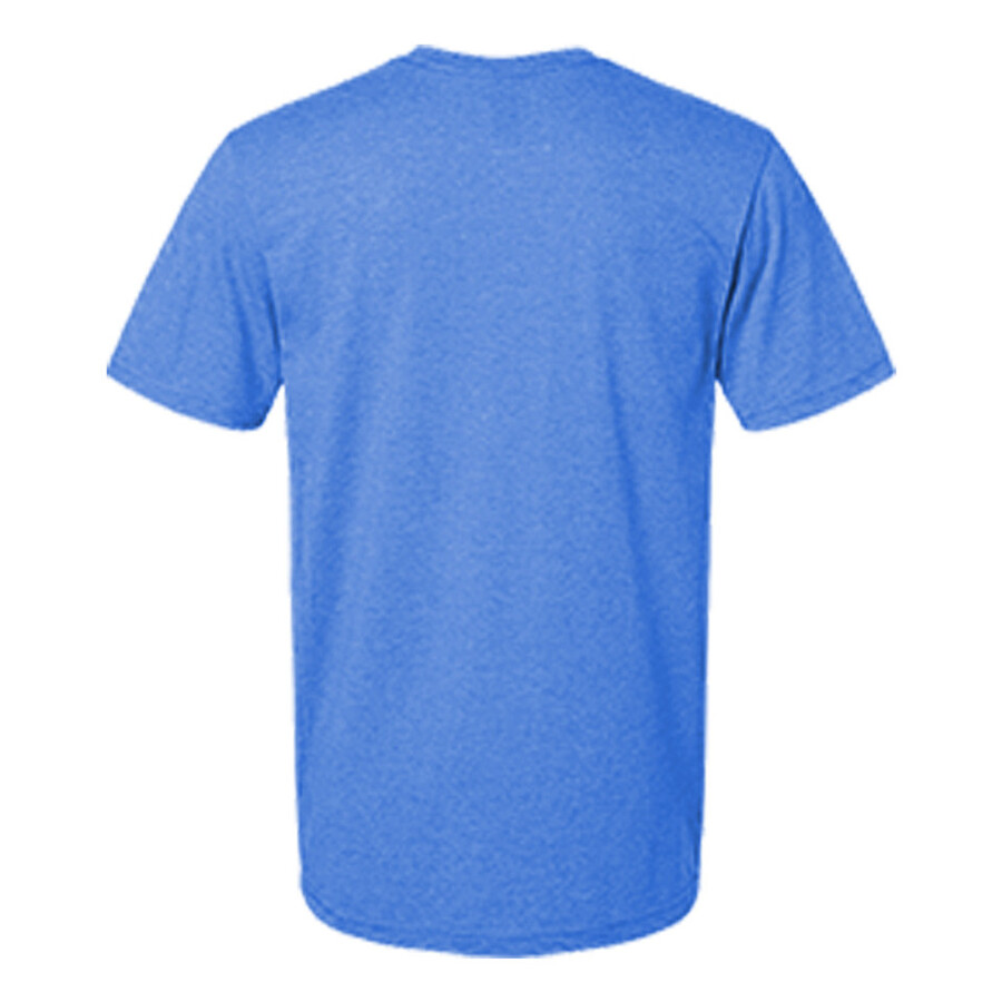 dc super powers superhero icons t-shirt royal blue heather mts exclusive