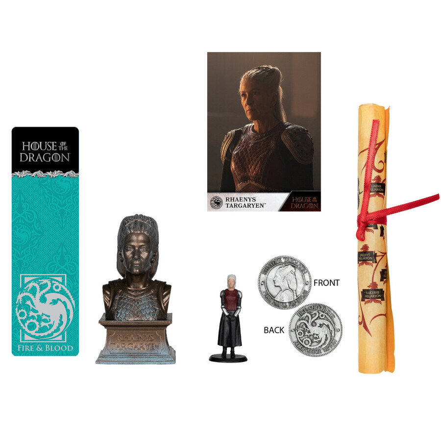 rhaenys targaryen house of the dragon collector box mcfarlane toy