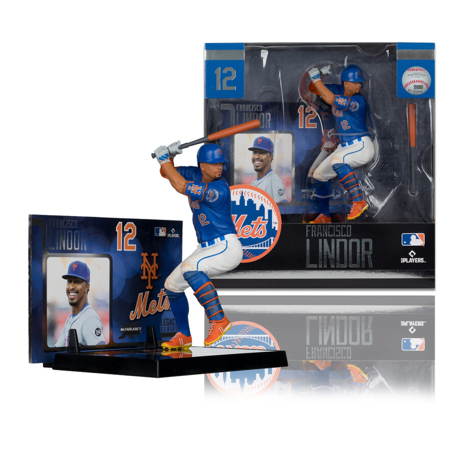 francisco lindor new york mets mlb 7 figure mcfarlanes sportspicks
