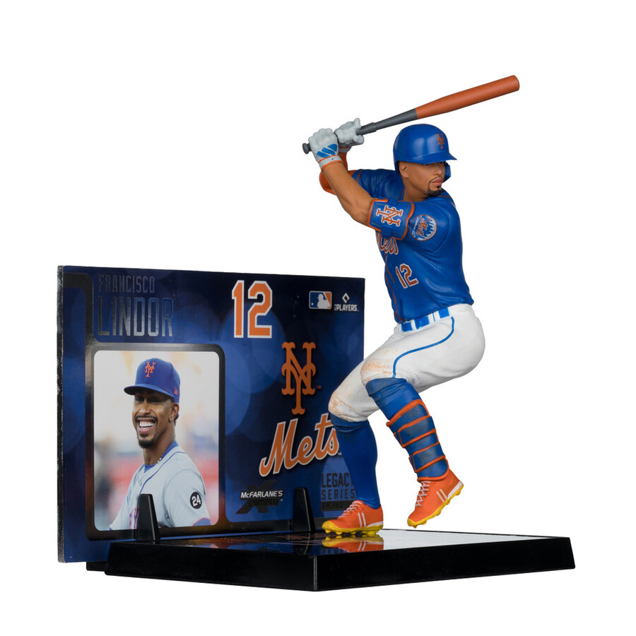 francisco lindor new york mets mlb 7 figure mcfarlanes sportspicks