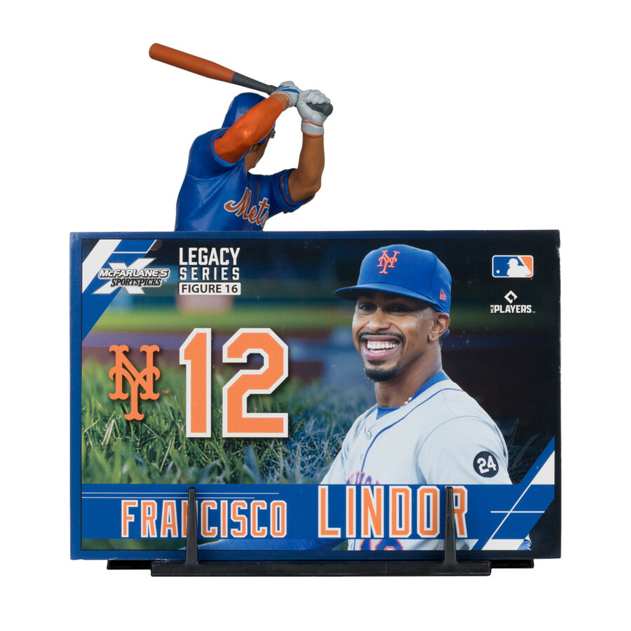francisco lindor new york mets mlb 7 figure mcfarlanes sportspicks
