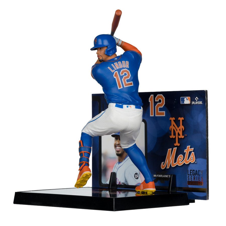 francisco lindor new york mets mlb 7 figure mcfarlanes sportspicks