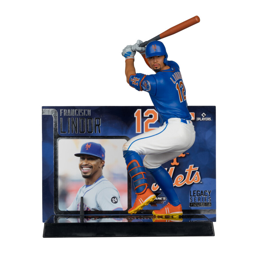 francisco lindor new york mets mlb 7 figure mcfarlanes sportspicks