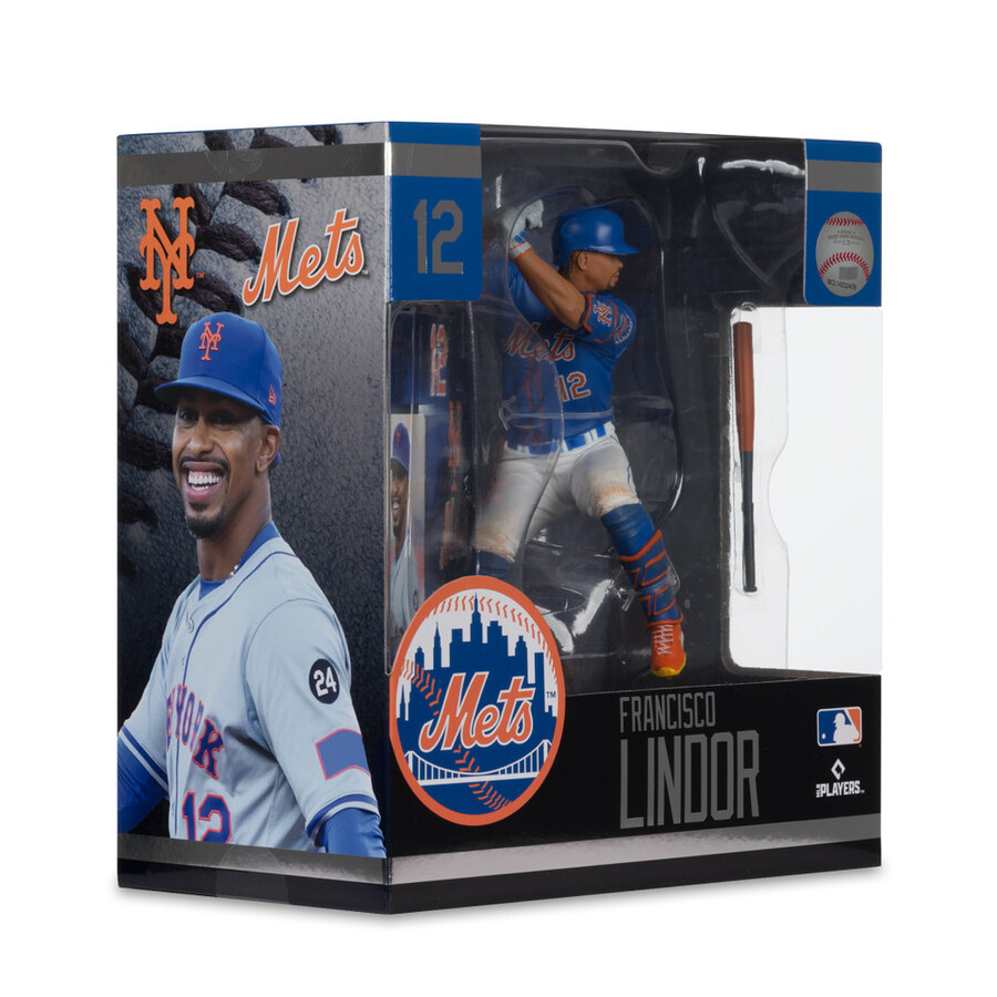 francisco lindor new york mets mlb 7 figure mcfarlanes sportspicks
