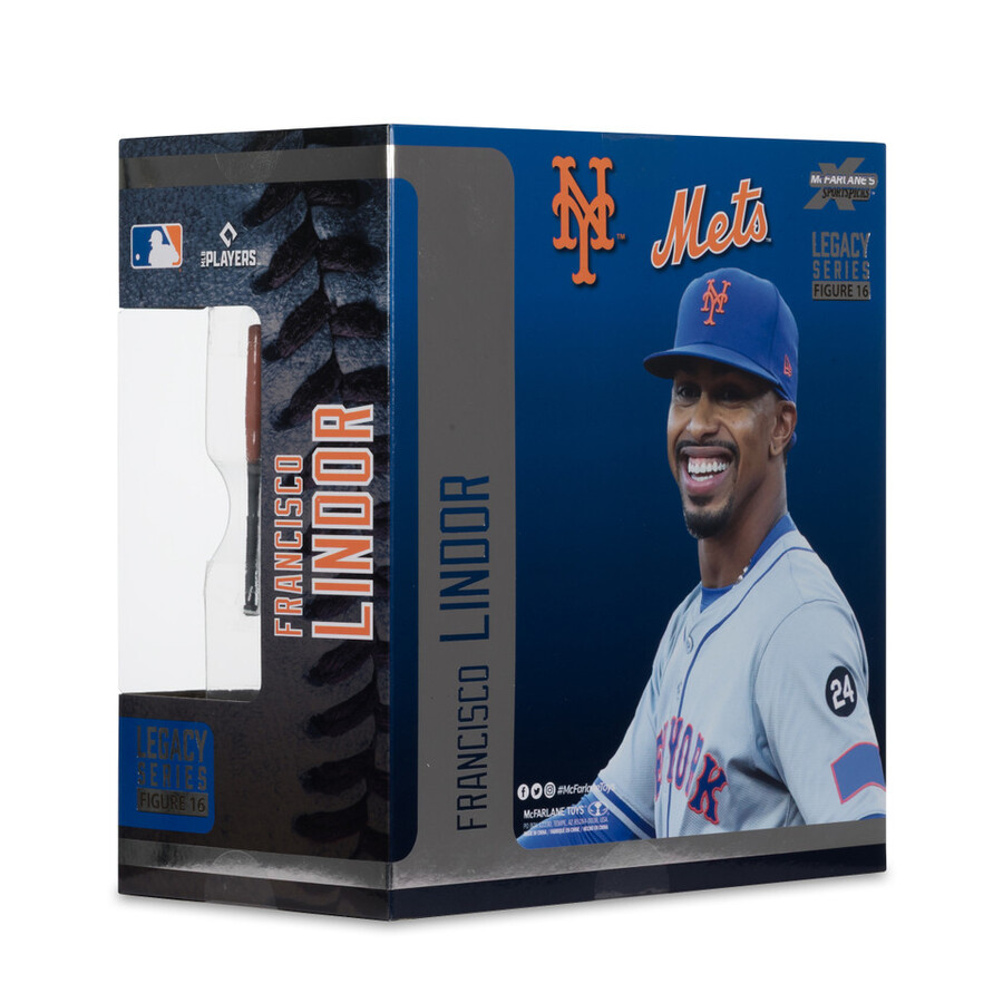 francisco lindor new york mets mlb 7 figure mcfarlanes sportspicks
