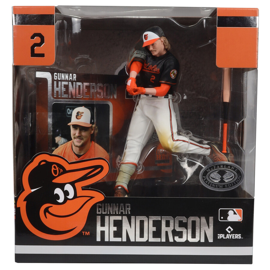 gunnar henderson mlb bundle 2 regular and platinum chase 7 figures mcfarlanes sportspicks