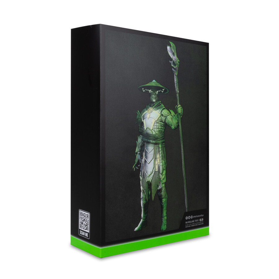 raiden mortal kombat glow in the dark edition gold label 7 figure