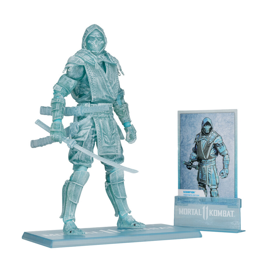 scorpion mortal kombat frostbite edition gold label 7 figure