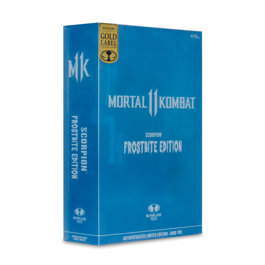 scorpion mortal kombat frostbite edition gold label 7 figure