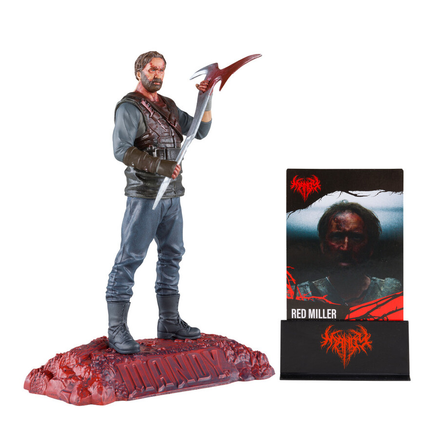 red miller mandy movie maniacs 6 posed figure gold label mcfarlane toys store exclusive