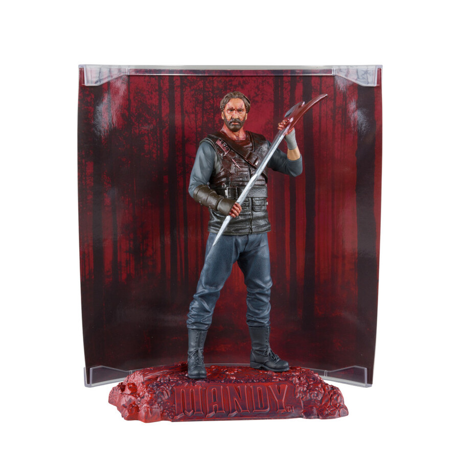 red miller mandy movie maniacs 6 posed figure gold label mcfarlane toys store exclusive