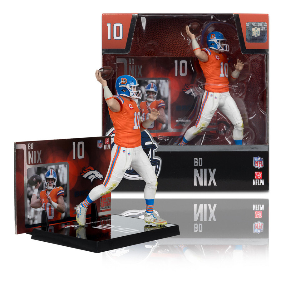 bo nix wclassic jersey denver broncos nfl 7 figure mcfarlanes sportspicks