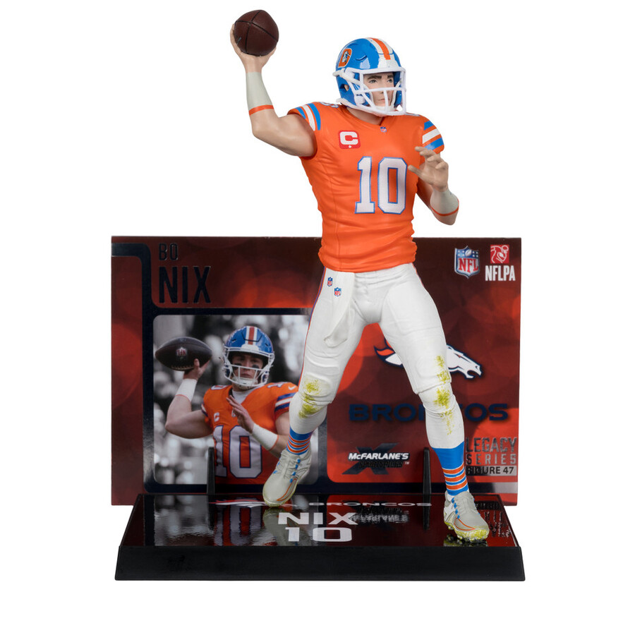 bo nix wclassic jersey denver broncos nfl 7 figure mcfarlanes sportspicks