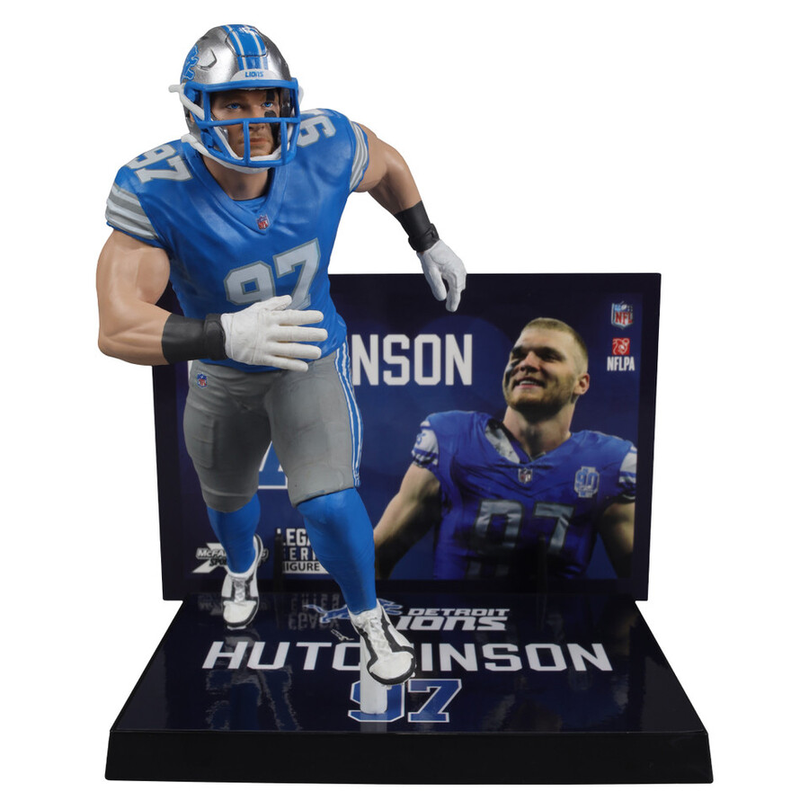 aidan hutchinson detroit lions nfl bundle 2 regular and platinum chase 7 figures mcfarlanes sportspicks