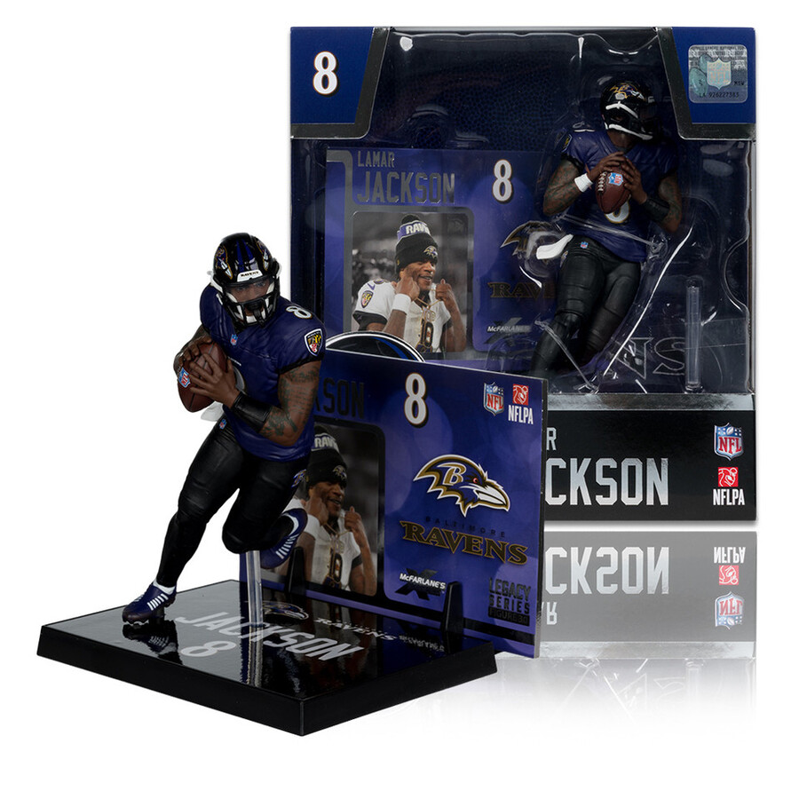 lamar jackson walternate jersey baltimore ravens nfl 7 figure mcfarlanes sportspicks