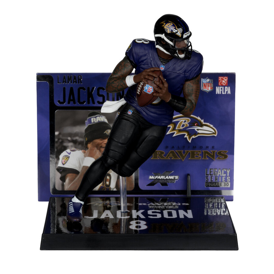 lamar jackson walternate jersey baltimore ravens nfl 7 figure mcfarlanes sportspicks