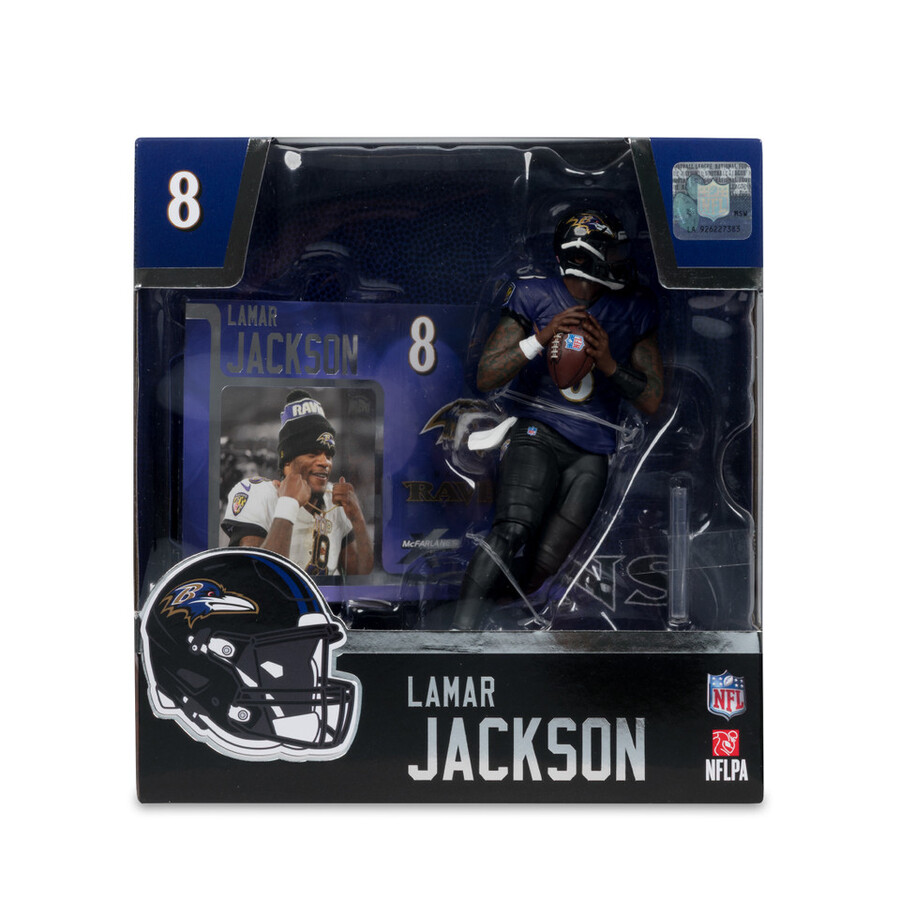 lamar jackson walternate jersey baltimore ravens nfl 7 figure mcfarlanes sportspicks